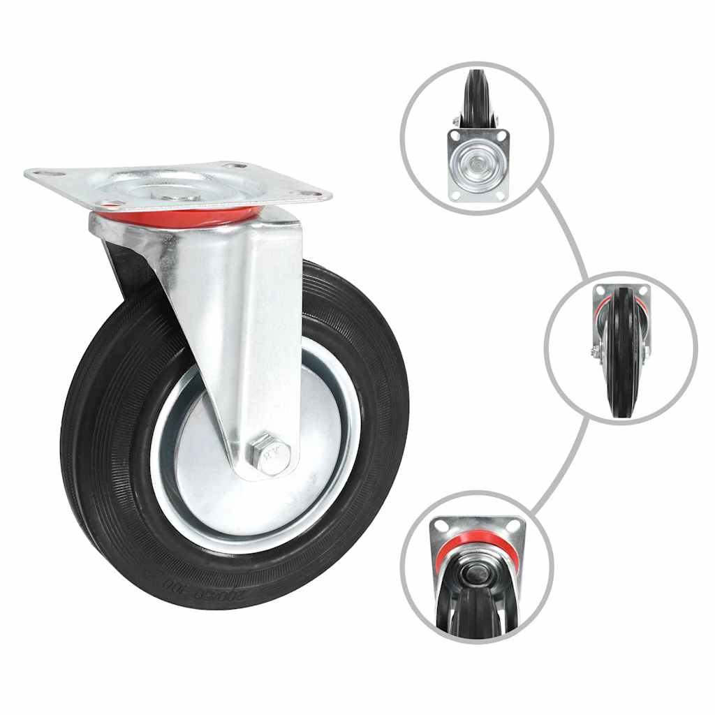 24 pcs Swivel Casters 200 mm