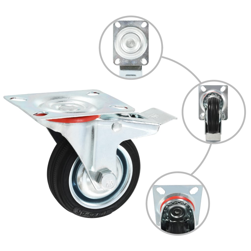 32 pcs Swivel Casters 75 mm