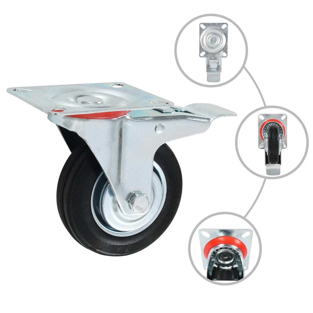 32 pcs Swivel Casters 100 mm
