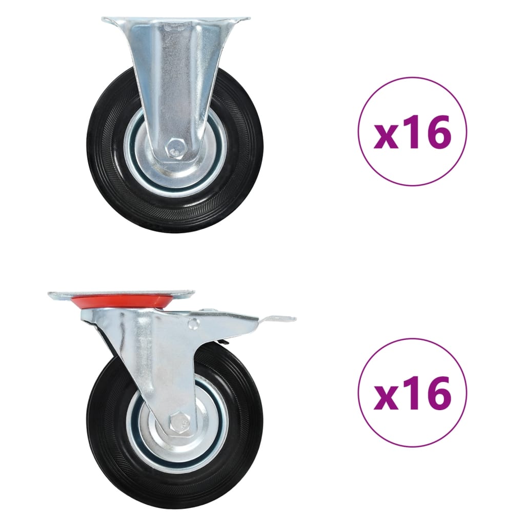 32 pcs Casters 125 mm