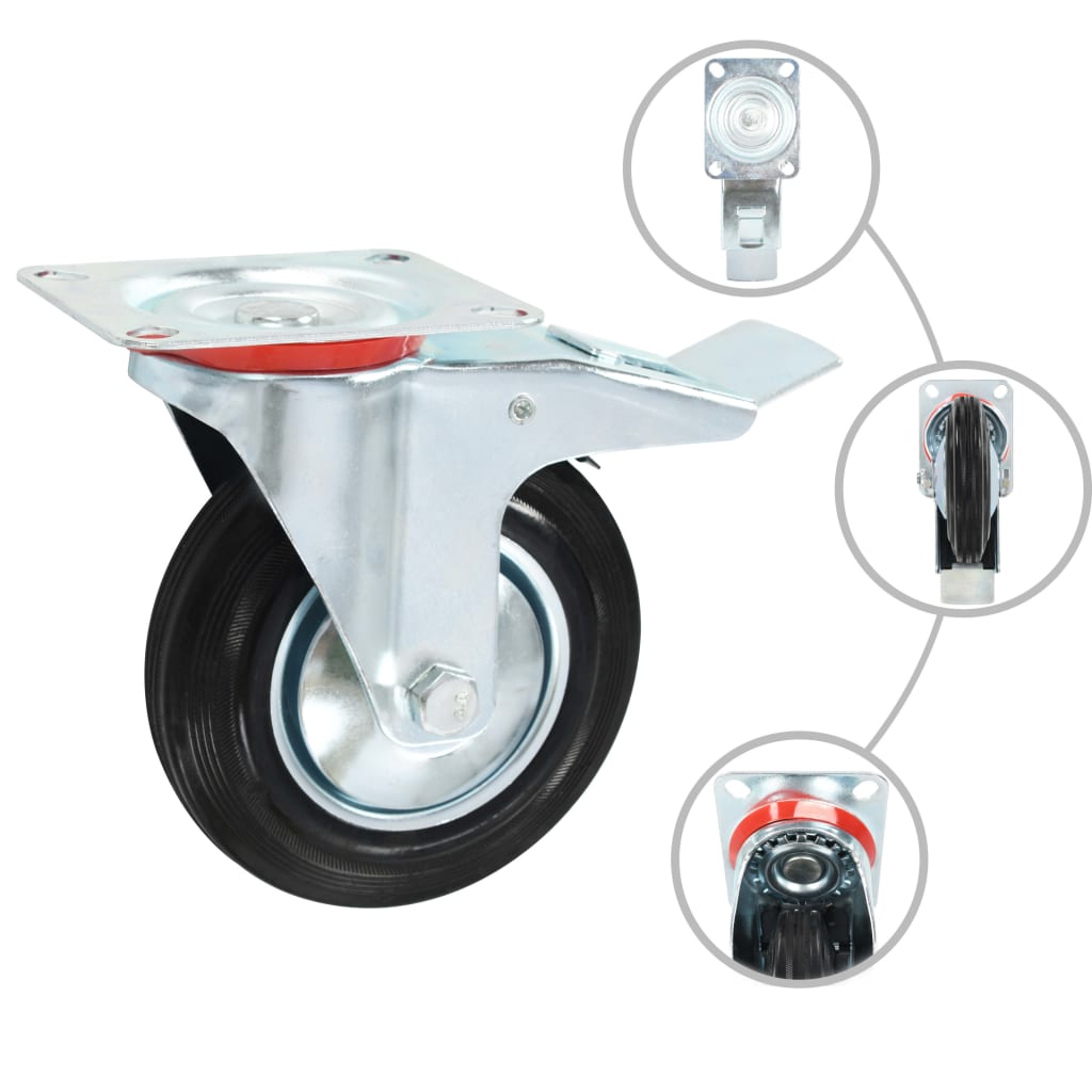 8 pcs Casters 160 mm