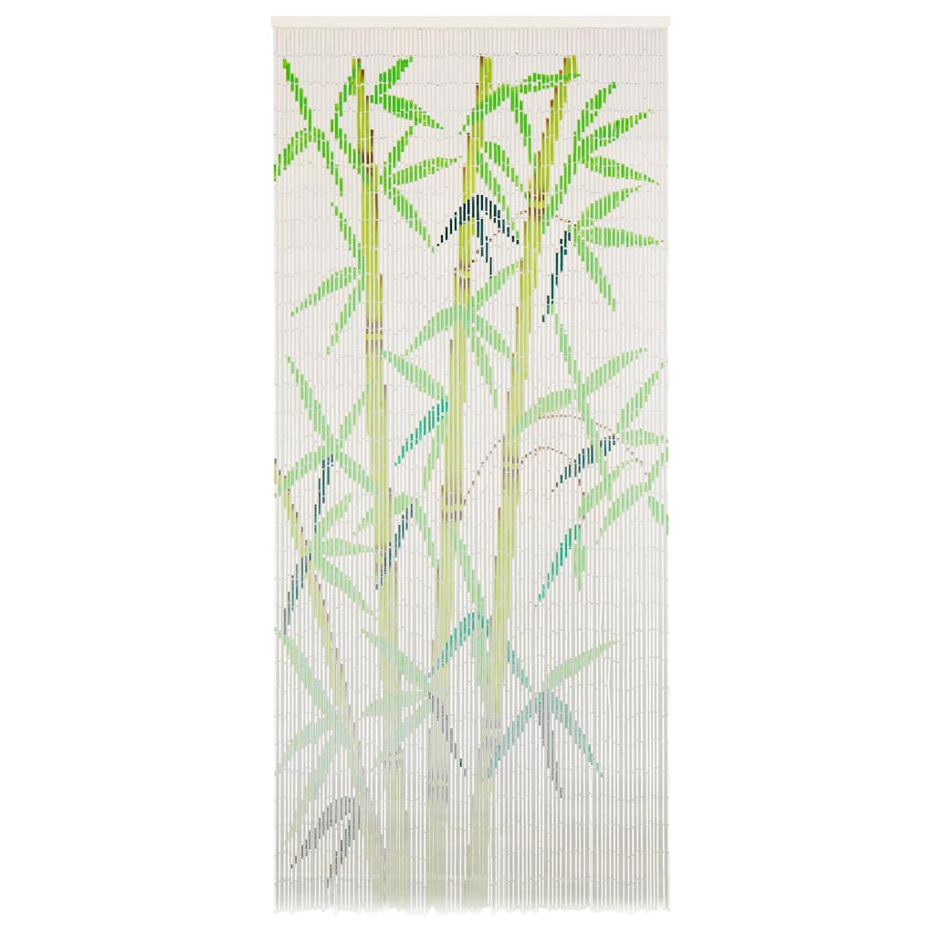 45735 vidaXL Insect Door Curtain Bamboo 90x200 cm