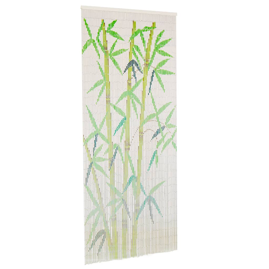 45735 vidaXL Insect Door Curtain Bamboo 90x200 cm