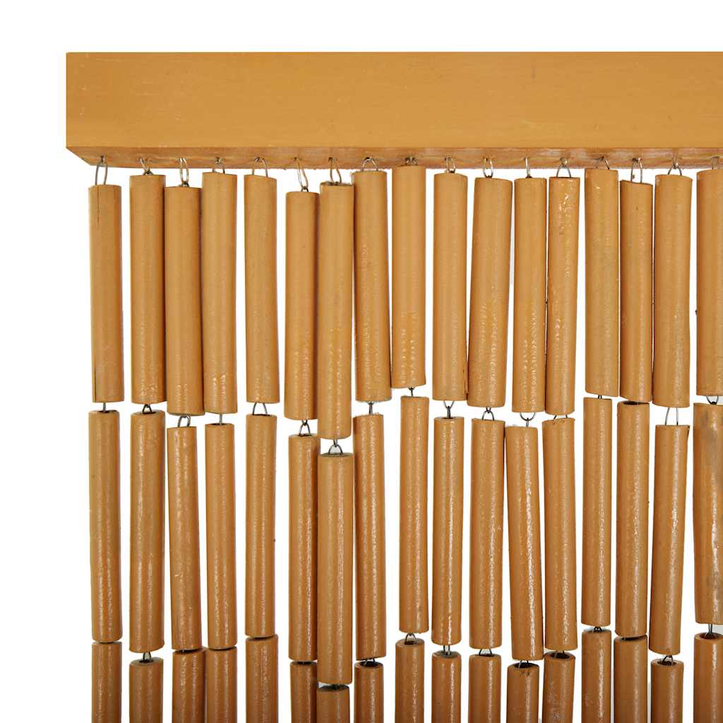 45736 vidaXL Insect Door Curtain Bamboo 90x200 cm