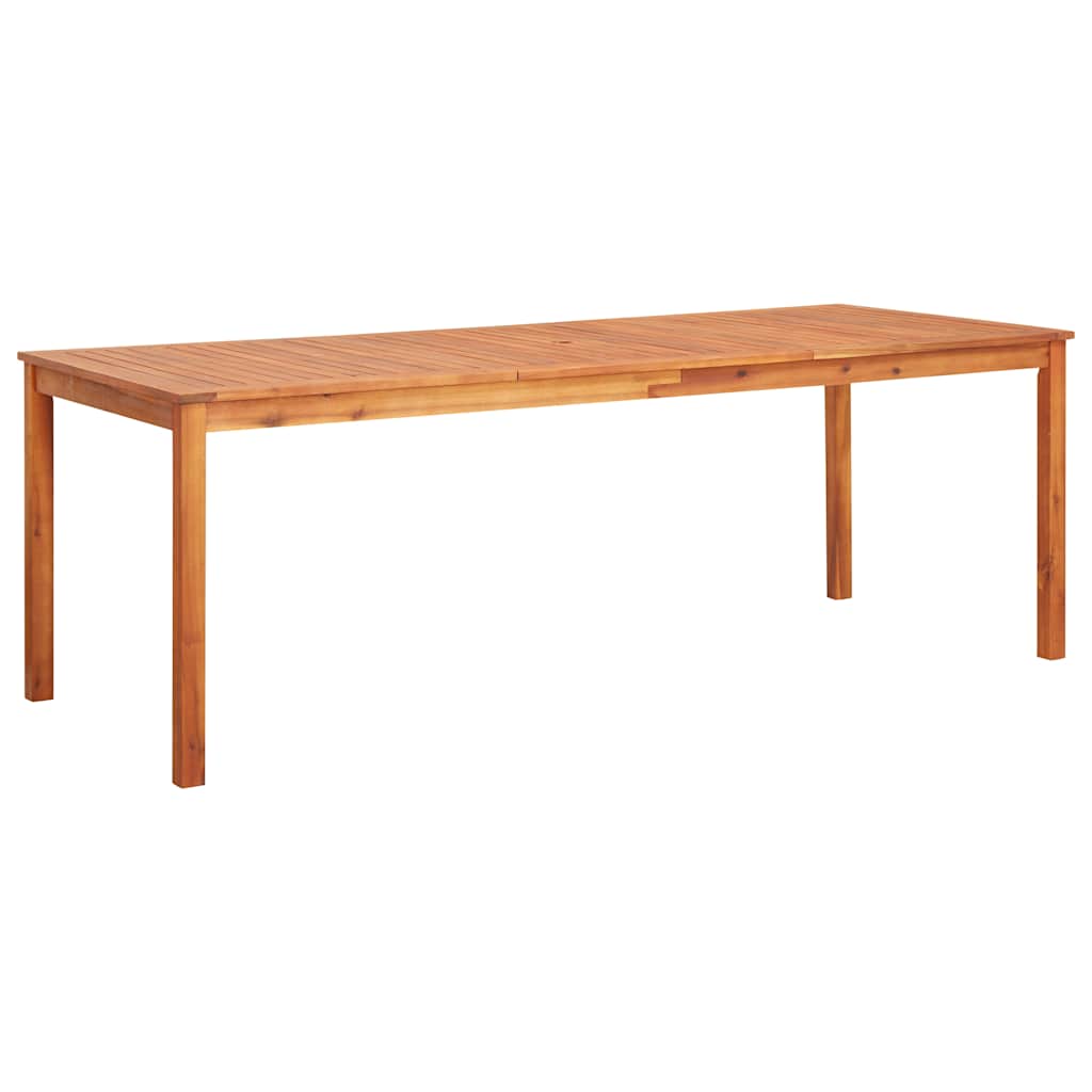45963 vidaXL Garden Table 215x90x74 cm Solid Acacia Wood
