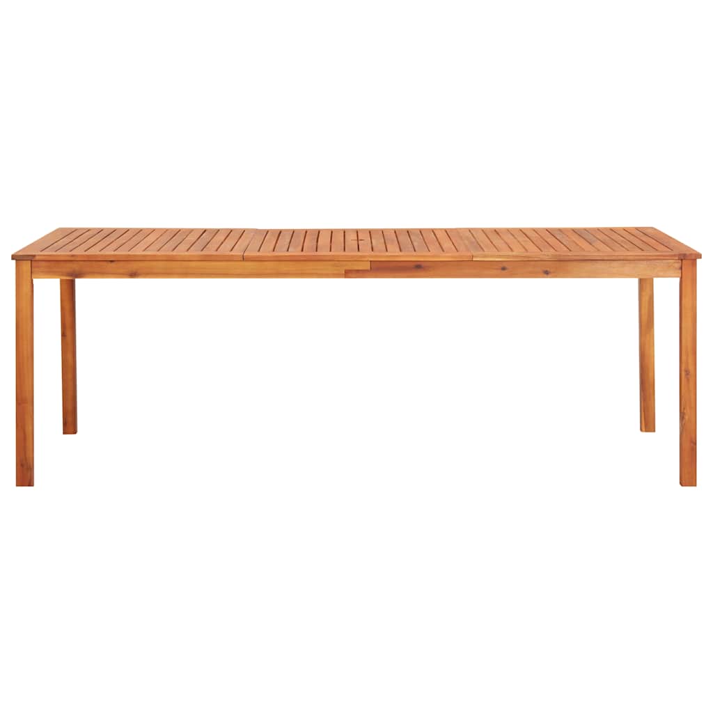 45963 vidaXL Garden Table 215x90x74 cm Solid Acacia Wood