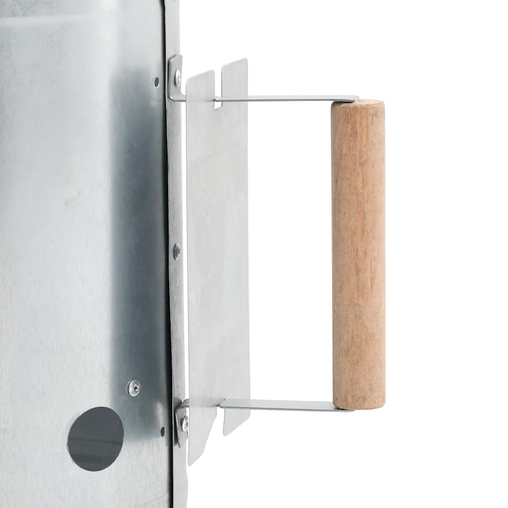 Charcoal Grill Chimney Starter Galvanised Steel