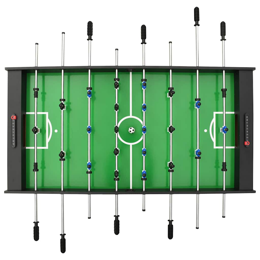 vidaXL Folding Football Table 121x61x80 cm Black