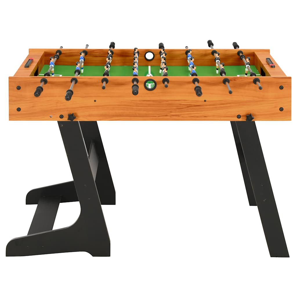 vidaXL Folding Football Table 121x61x80 cm Light Brown