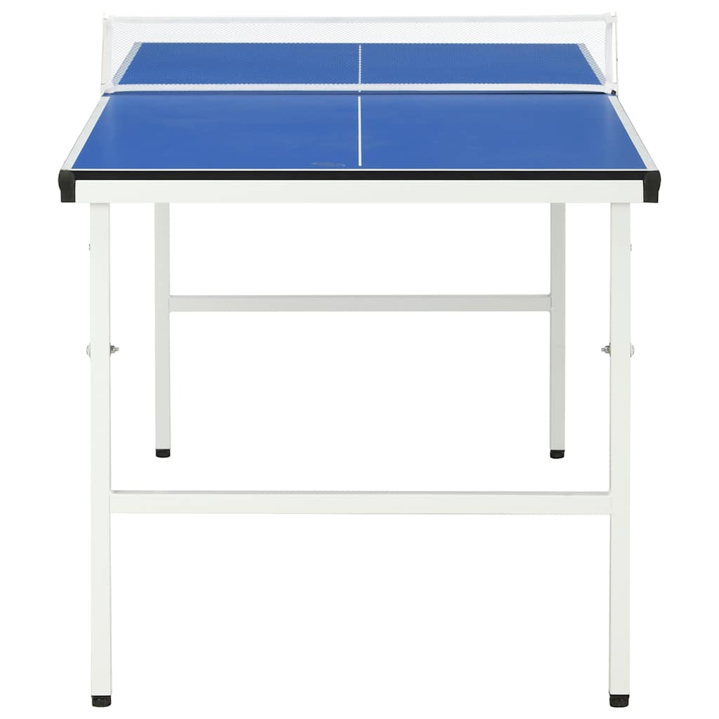 91946 vidaXL 5 Feet Ping Pong Table with Net 152x76x66 cm Blue