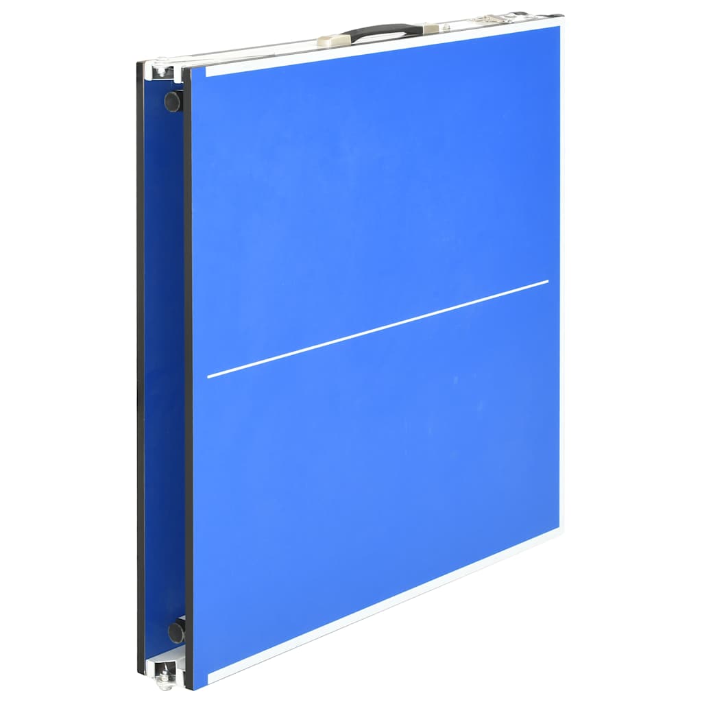 91946 vidaXL 5 Feet Ping Pong Table with Net 152x76x66 cm Blue