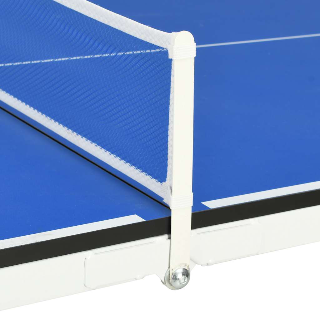 91946 vidaXL 5 Feet Ping Pong Table with Net 152x76x66 cm Blue