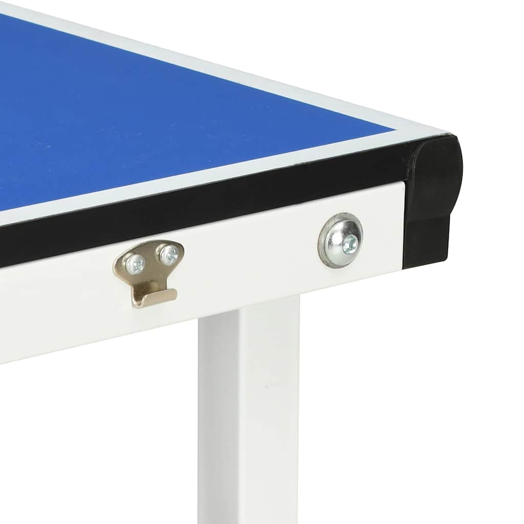 91946 vidaXL 5 Feet Ping Pong Table with Net 152x76x66 cm Blue