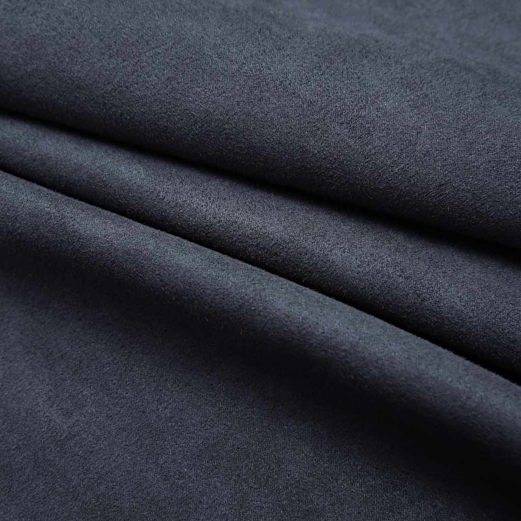 Blackout Curtains with Metal Rings 2 pcs Anthracite 140x245 cm