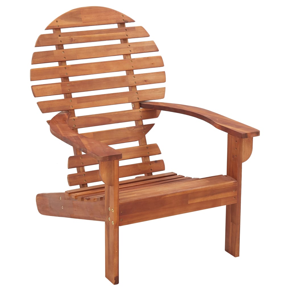 Garden Chair | Natural Wood | Solid Acacia Wood | Standard | Sturdy