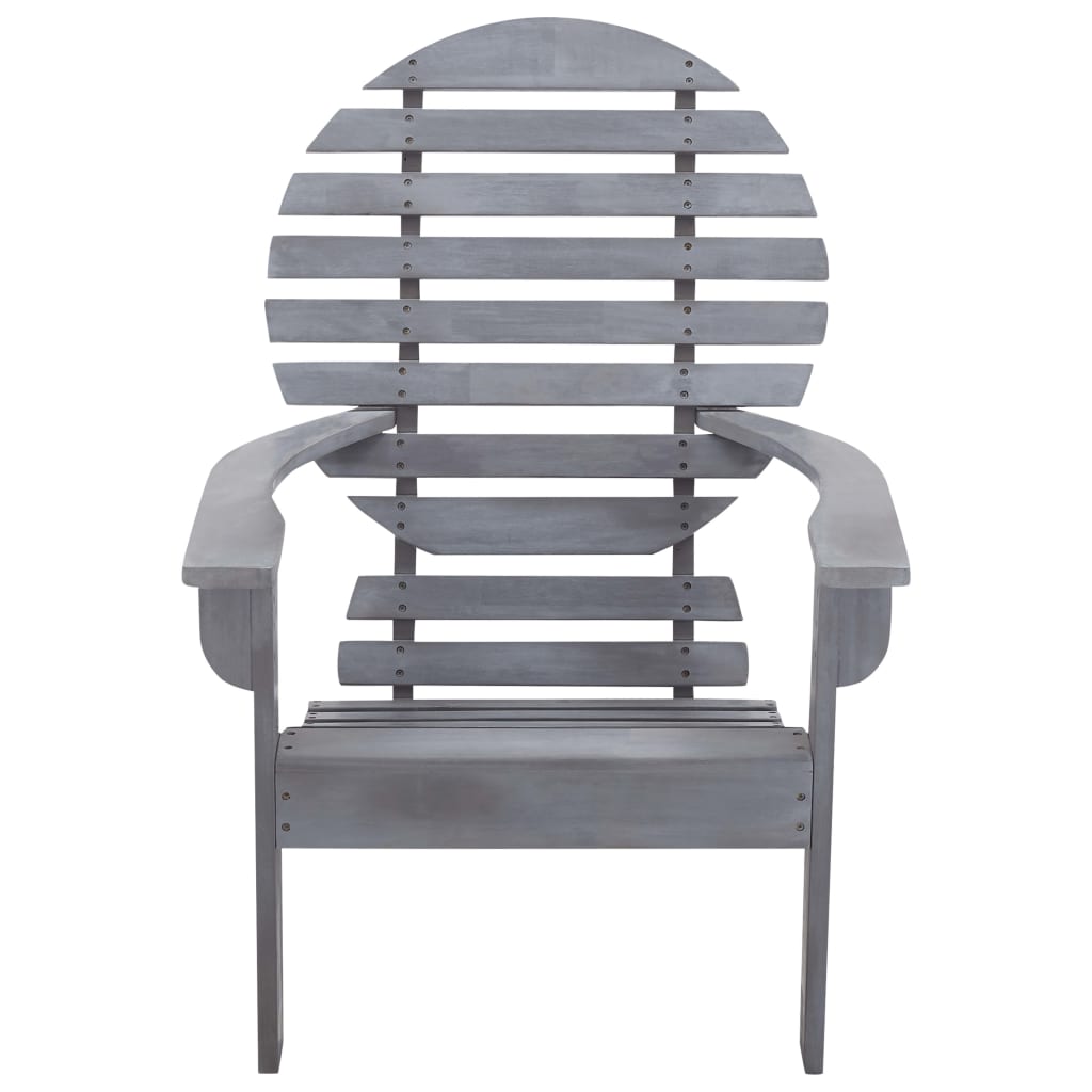 Garden Chair | Grey | Solid acacia wood | Light, easy to move