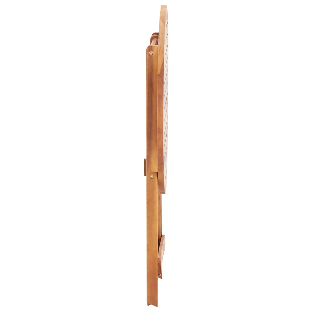 46346 vidaXL Folding Garden Table 60x75 cm Solid Acacia Wood