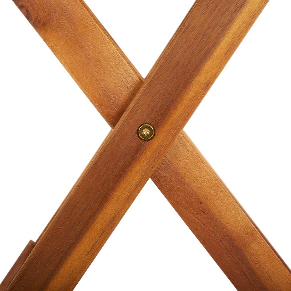46346 vidaXL Folding Garden Table 60x75 cm Solid Acacia Wood