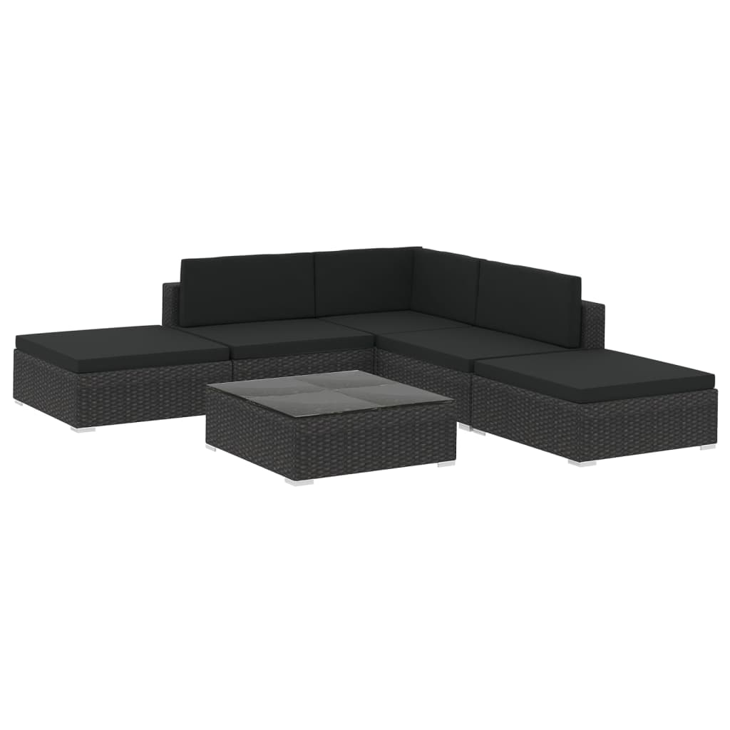 Garden Sofa Set | Black