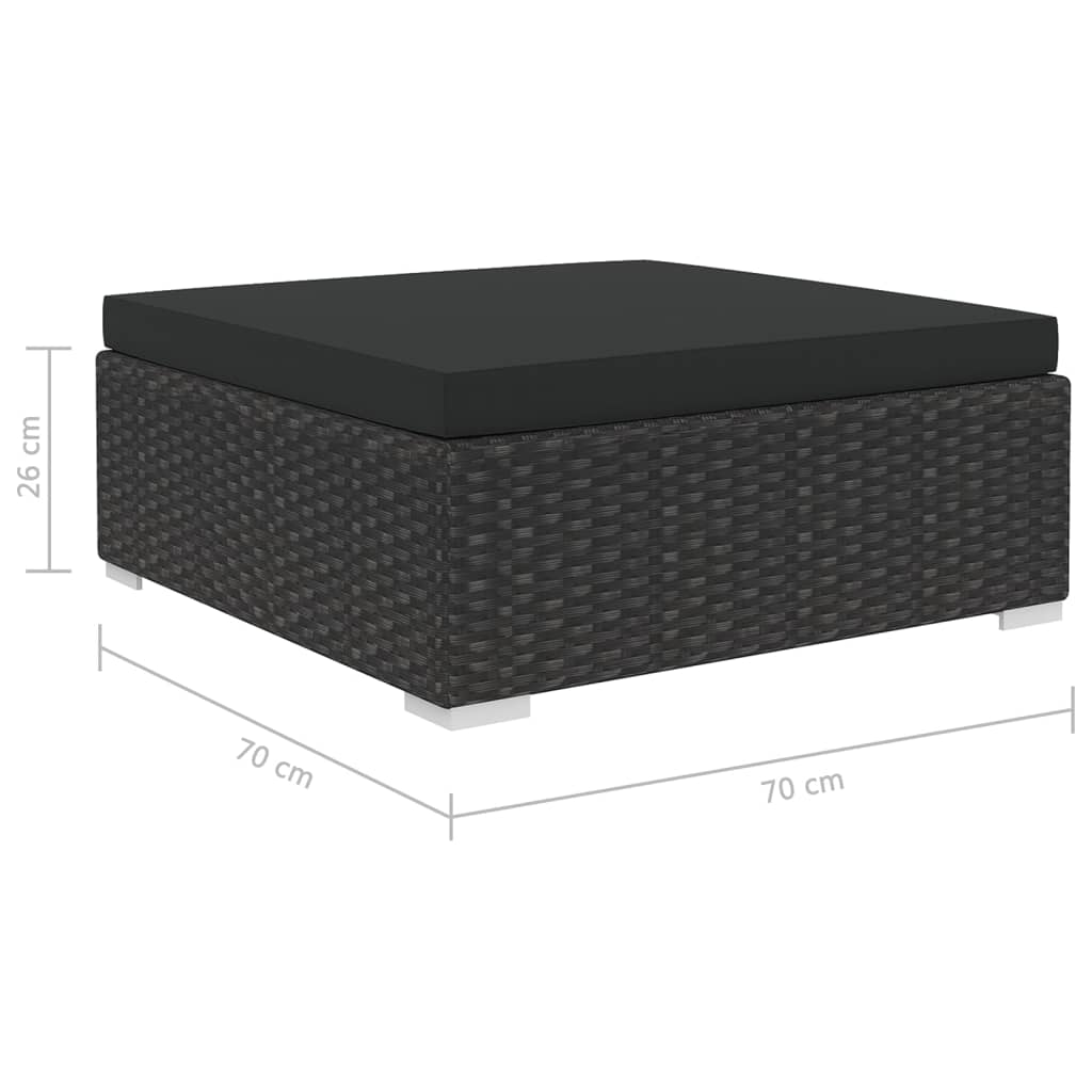 Garden Sofa Set | Black
