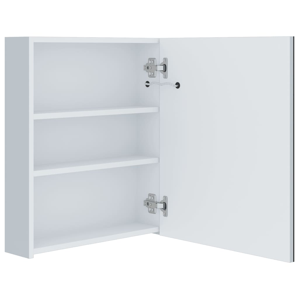 285115 vidaXL LED Bathroom Mirror Cabinet 50x13,5x60 cm