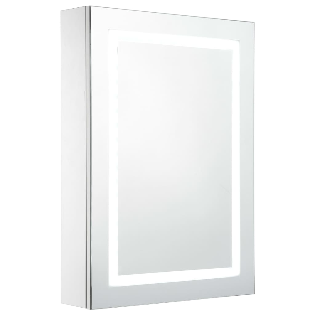 vidaXL LED Bathroom Mirror Cabinet 50x13x70 cm