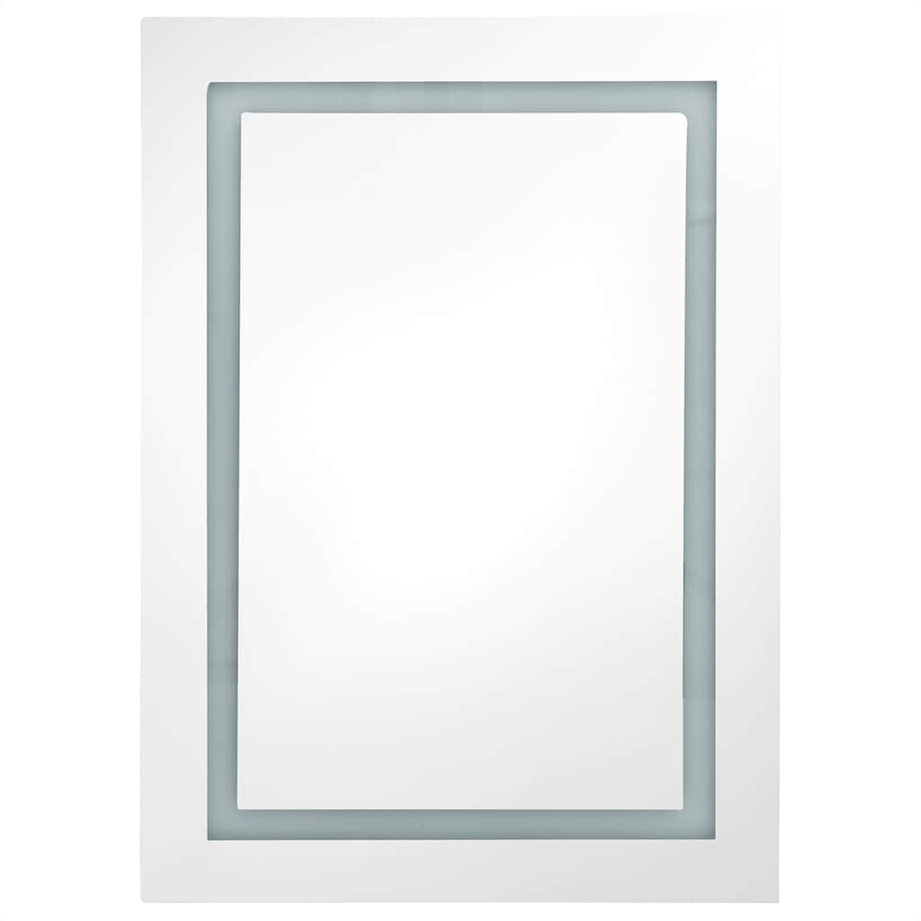 285116 vidaXL LED Bathroom Mirror Cabinet 50x13x70 cm