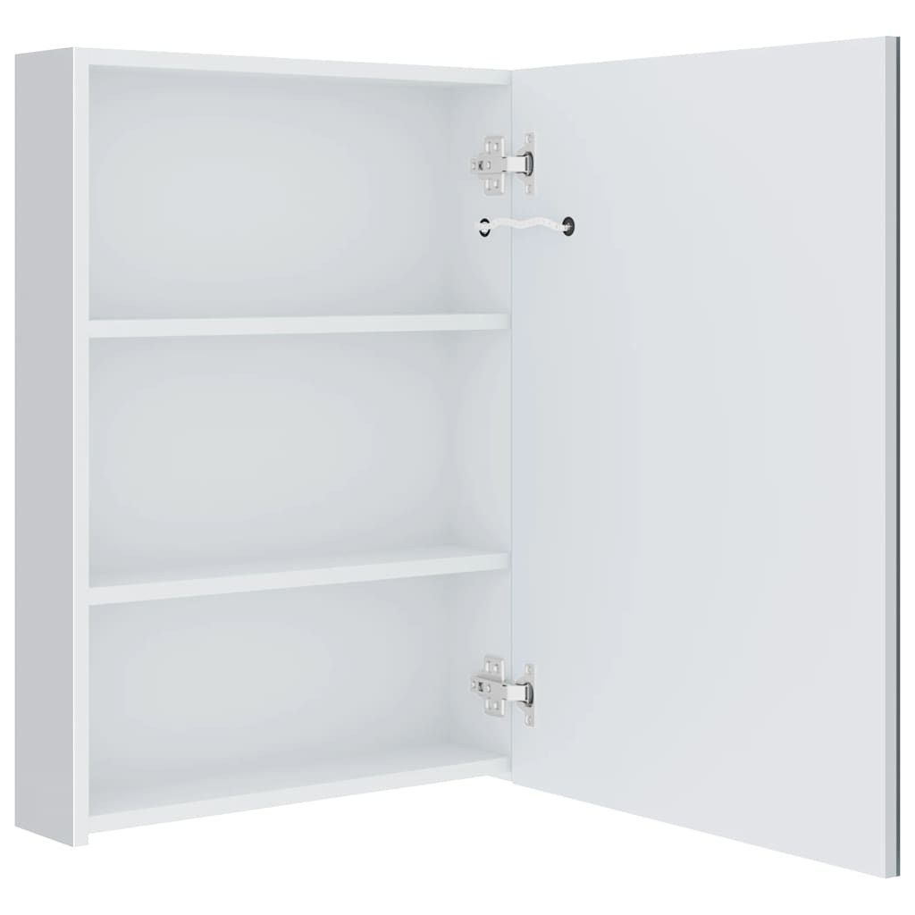 285116 vidaXL LED Bathroom Mirror Cabinet 50x13x70 cm