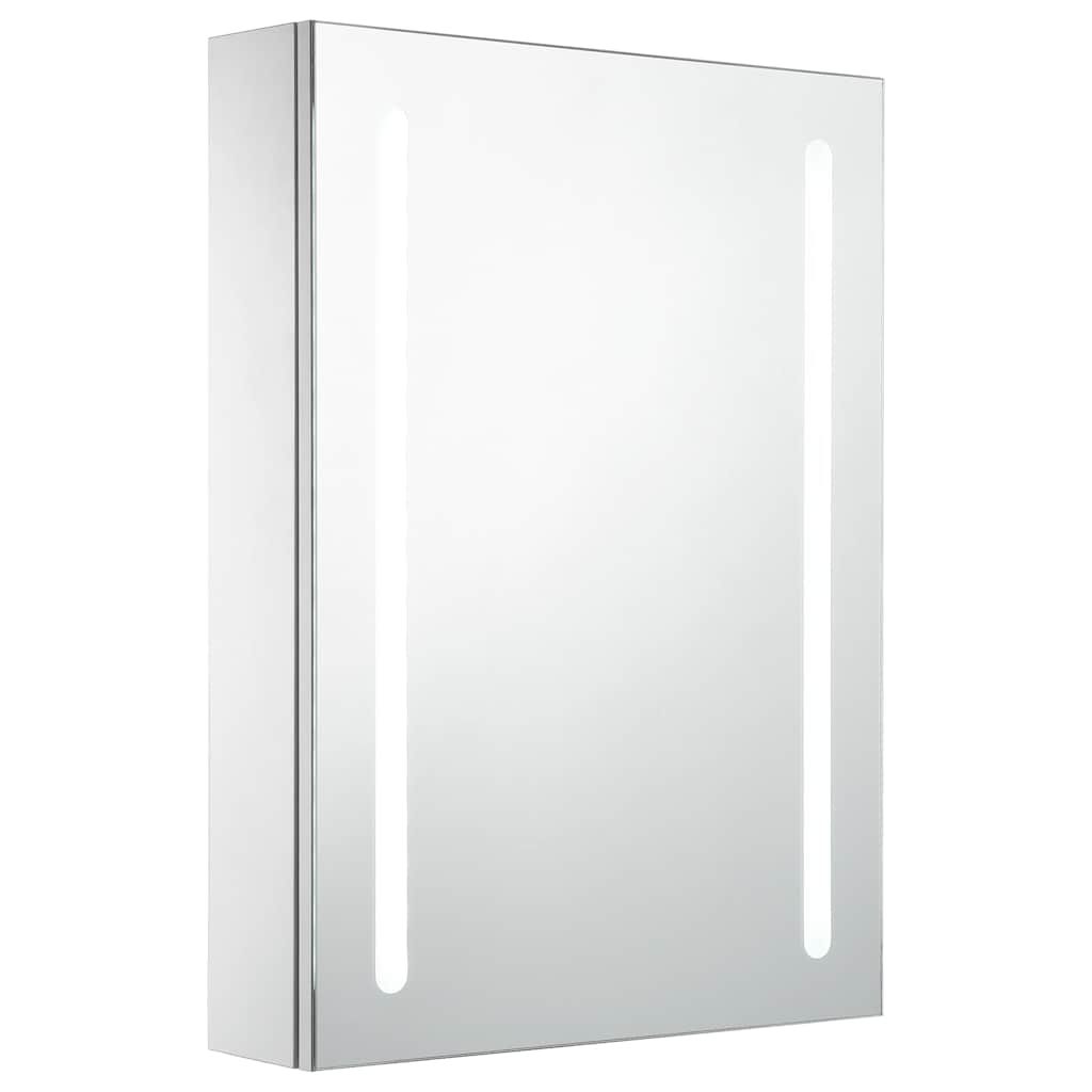 vidaXL LED Bathroom Mirror Cabinet 50x13x70 cm