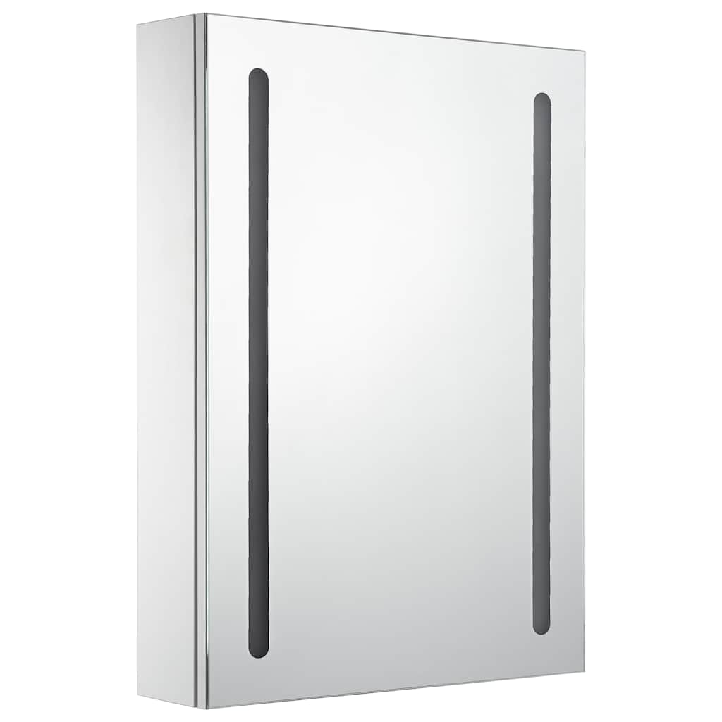 vidaXL LED Bathroom Mirror Cabinet 50x13x70 cm