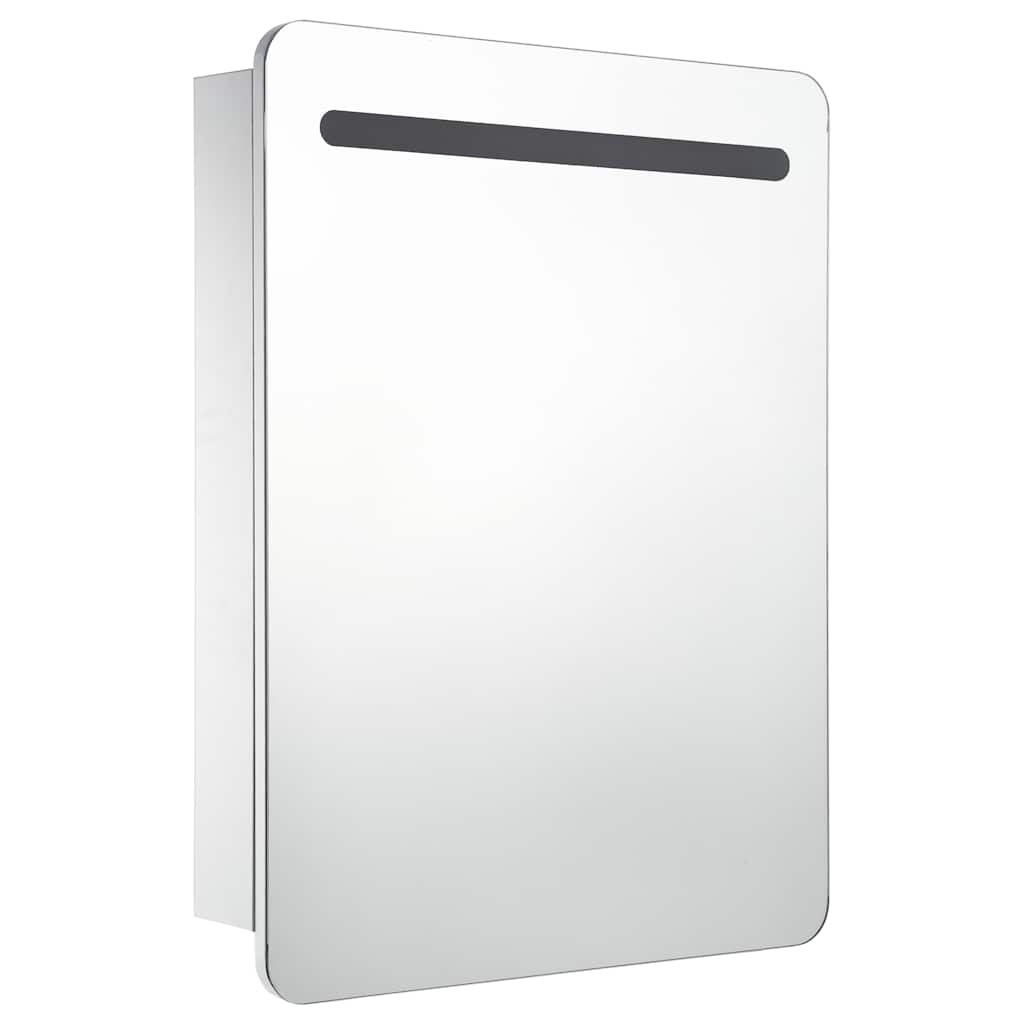 285118 vidaXL LED Bathroom Mirror Cabinet 60x11x80 cm