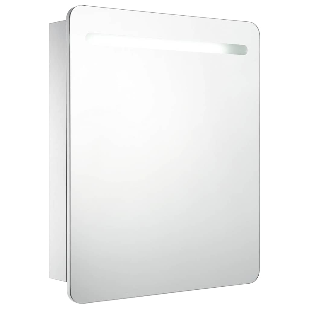 285119 vidaXL LED Bathroom Mirror Cabinet 68x9x80 cm