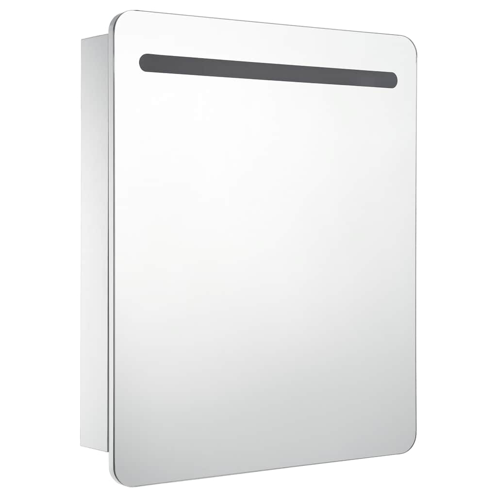 285119 vidaXL LED Bathroom Mirror Cabinet 68x9x80 cm