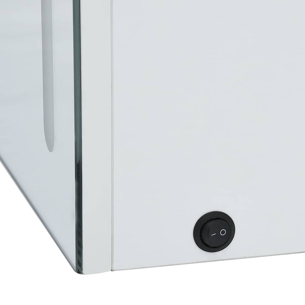 285125 vidaXL LED Bathroom Mirror Cabinet 60x14x62 cm