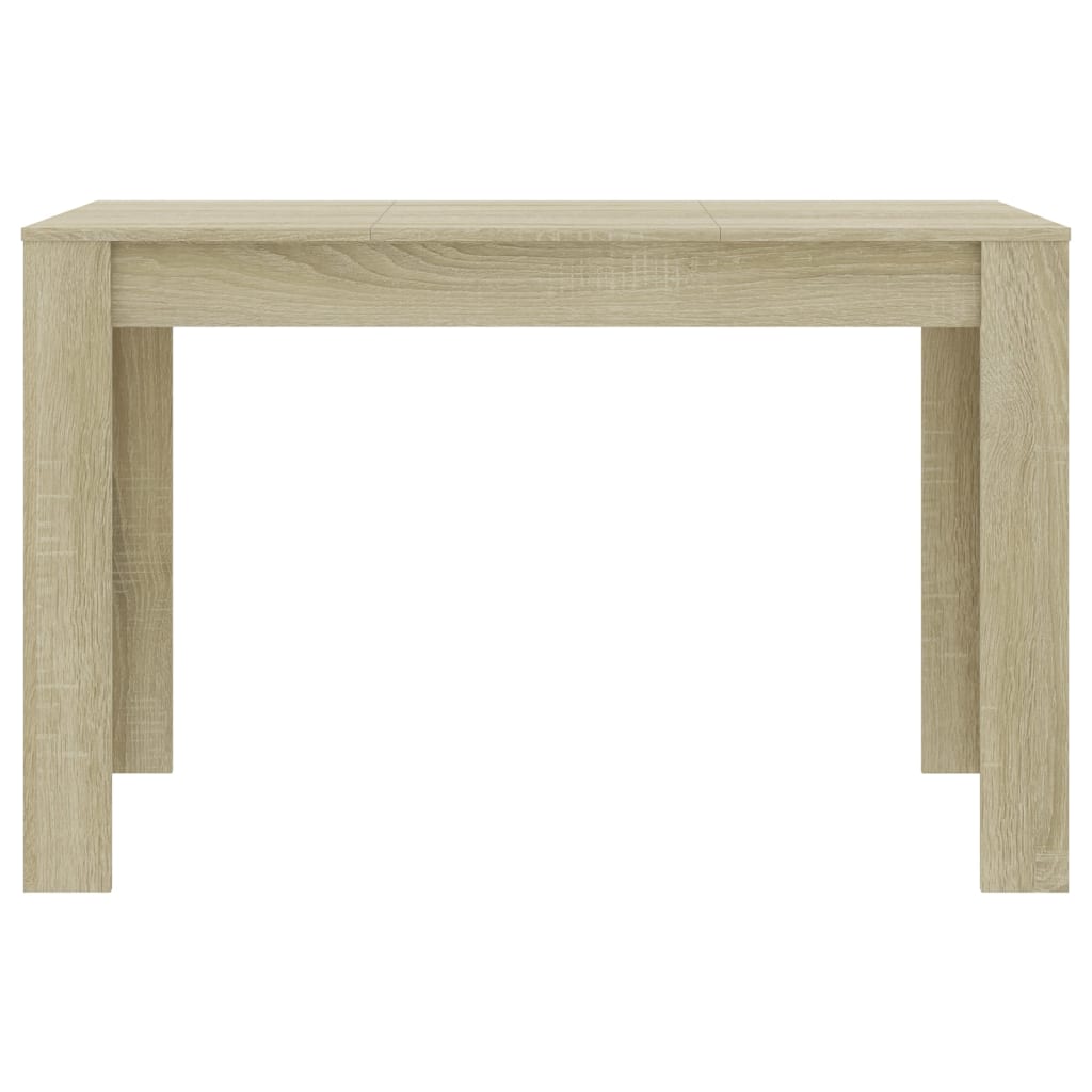 vidaXL Dining Table Sonoma Oak 120x60x76 cm Engineered Wood