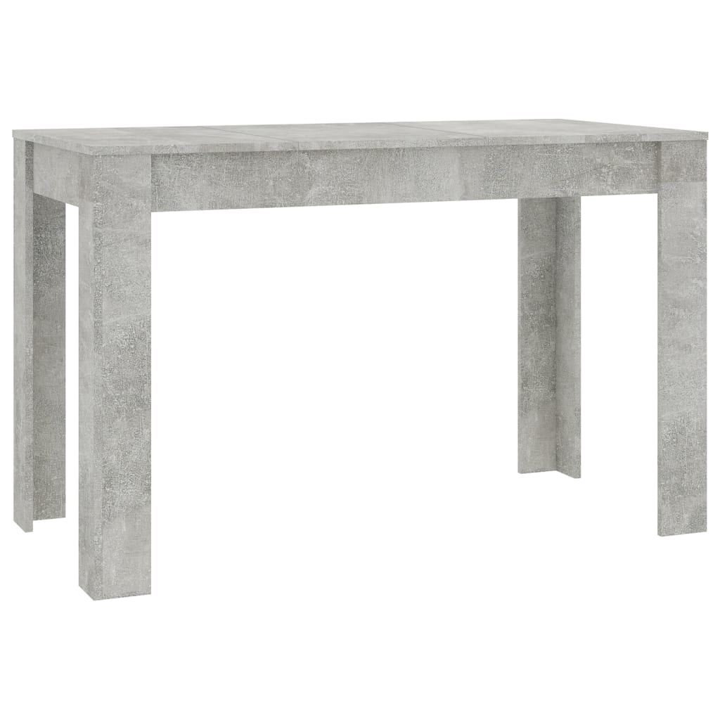 vidaXL Dining Table Concrete Grey 120x60x76 cm Engineered Wood