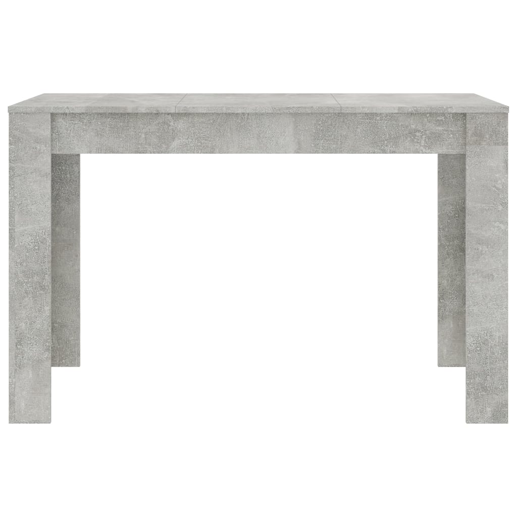 vidaXL Dining Table Concrete Grey 120x60x76 cm Engineered Wood