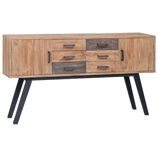 Side Cabinet 110x30x75 cm Solid Teak