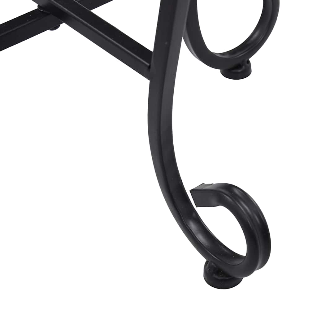 Table | Set of 3 | Black and White | Iron and Ceramic | Small | Durable