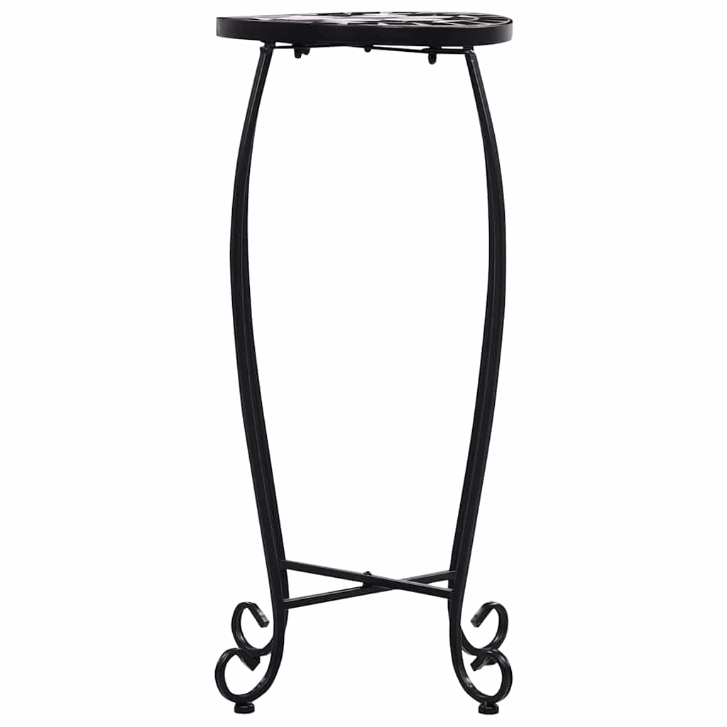 Table | Set of 3 | Black and White | Iron and Ceramic | Small | Durable