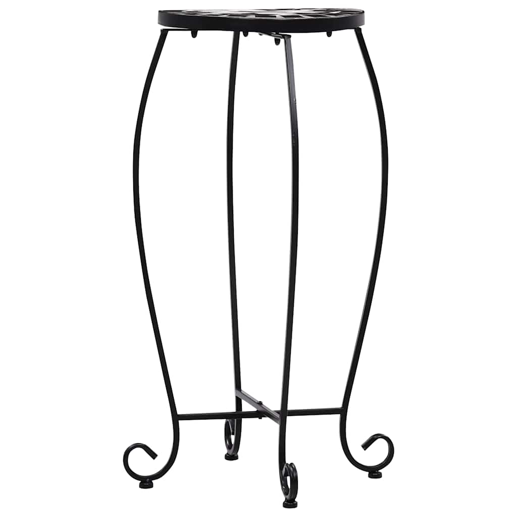 Table | Set of 3 | Black and White | Iron and Ceramic | Small | Durable