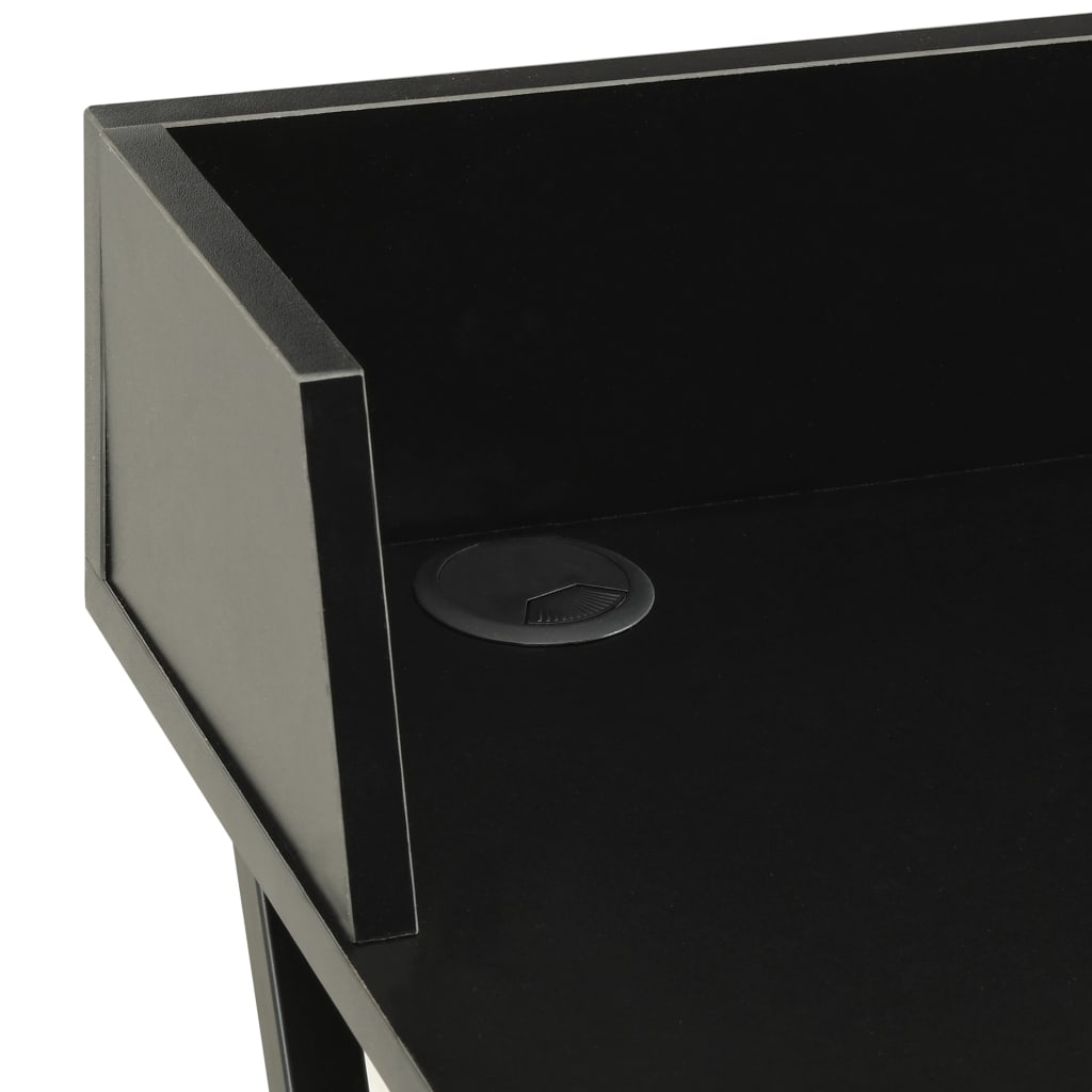 vidaXL Desk Black 80x50x84 cm