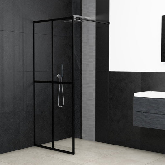 Walk-in Shower Screen Clear Tempered Glass 100x195 cm