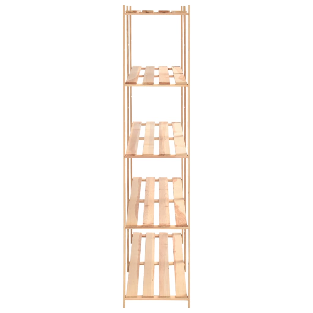 vidaXL 5-Tier Storage Rack 170x38x170 cm Solid Pinewood 500 kg