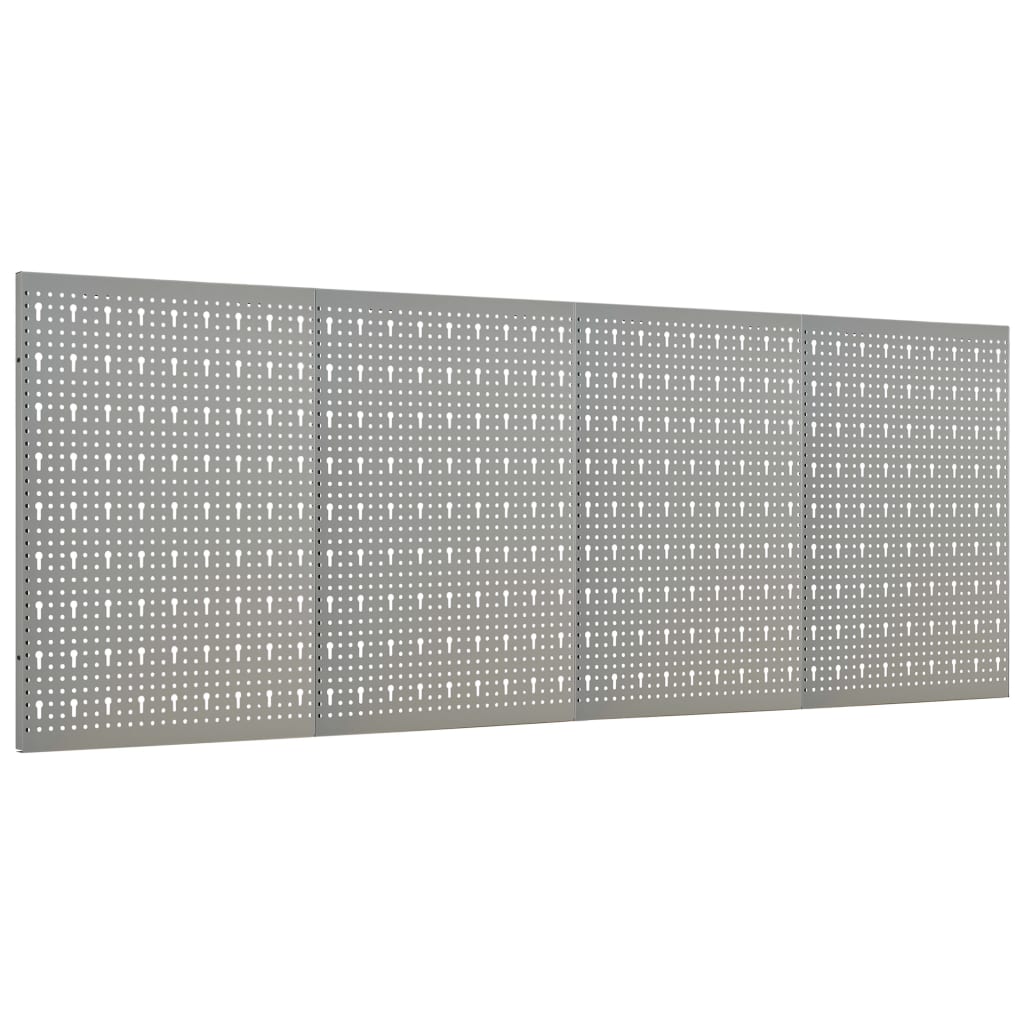 Wall-mounted Peg Boards 4 pcs 40x58 cm Steel