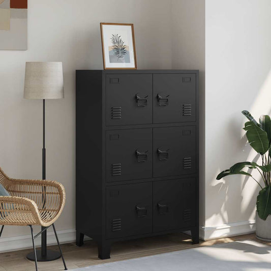Storage Chest | Black | Steel, Plastic | Medium | Storage Chest