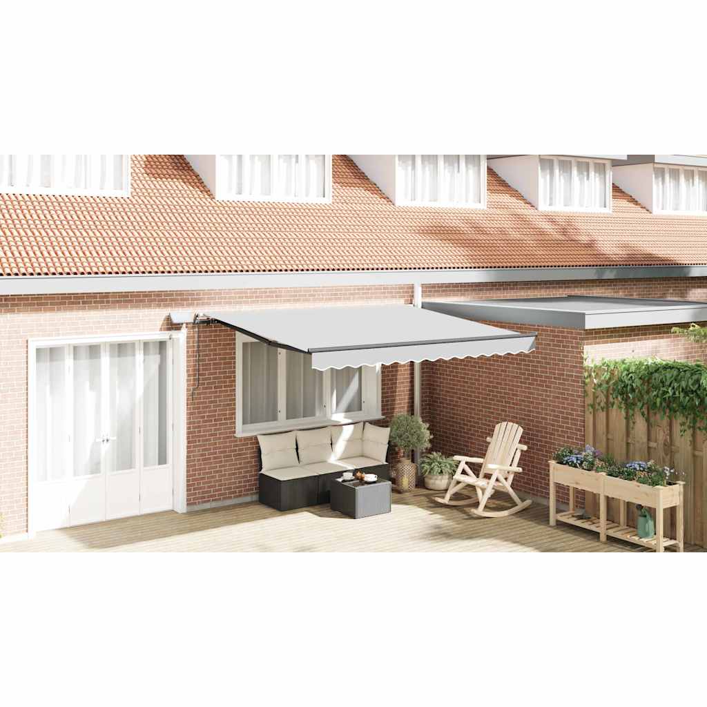 Awning Frame with Manual Anthracite 3 x 2.5 m Aluminium