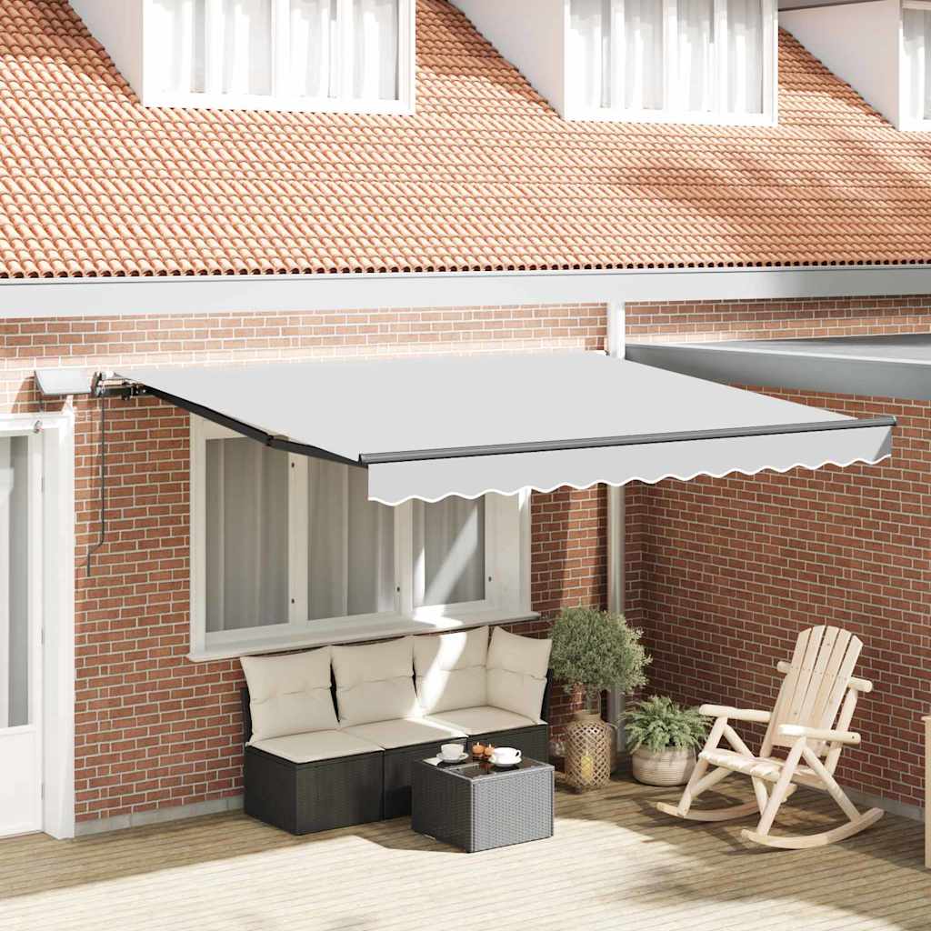 Awning Frame with Manual Anthracite 3 x 2.5 m Aluminium