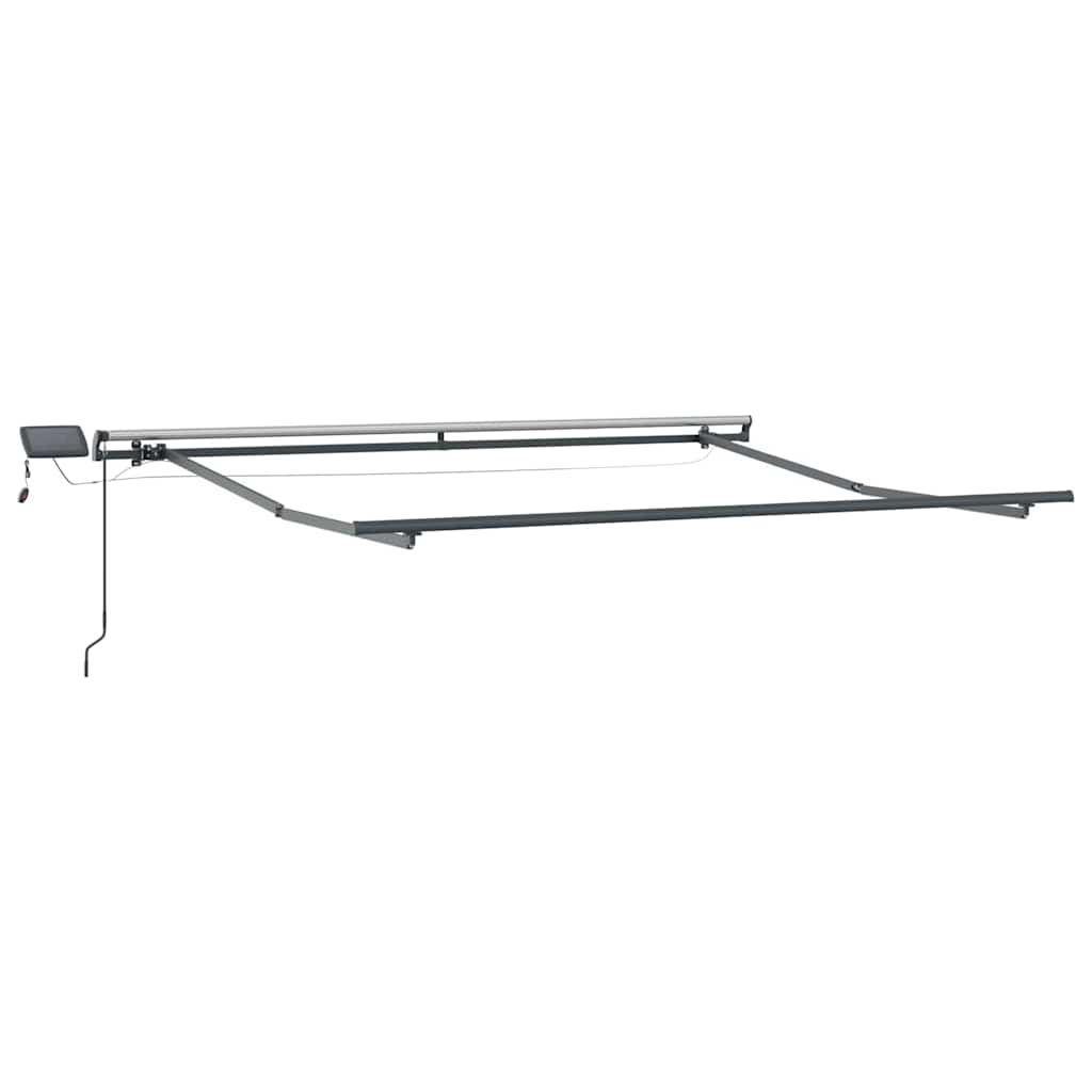 Awning Frame with Manual Anthracite 3 x 2.5 m Aluminium