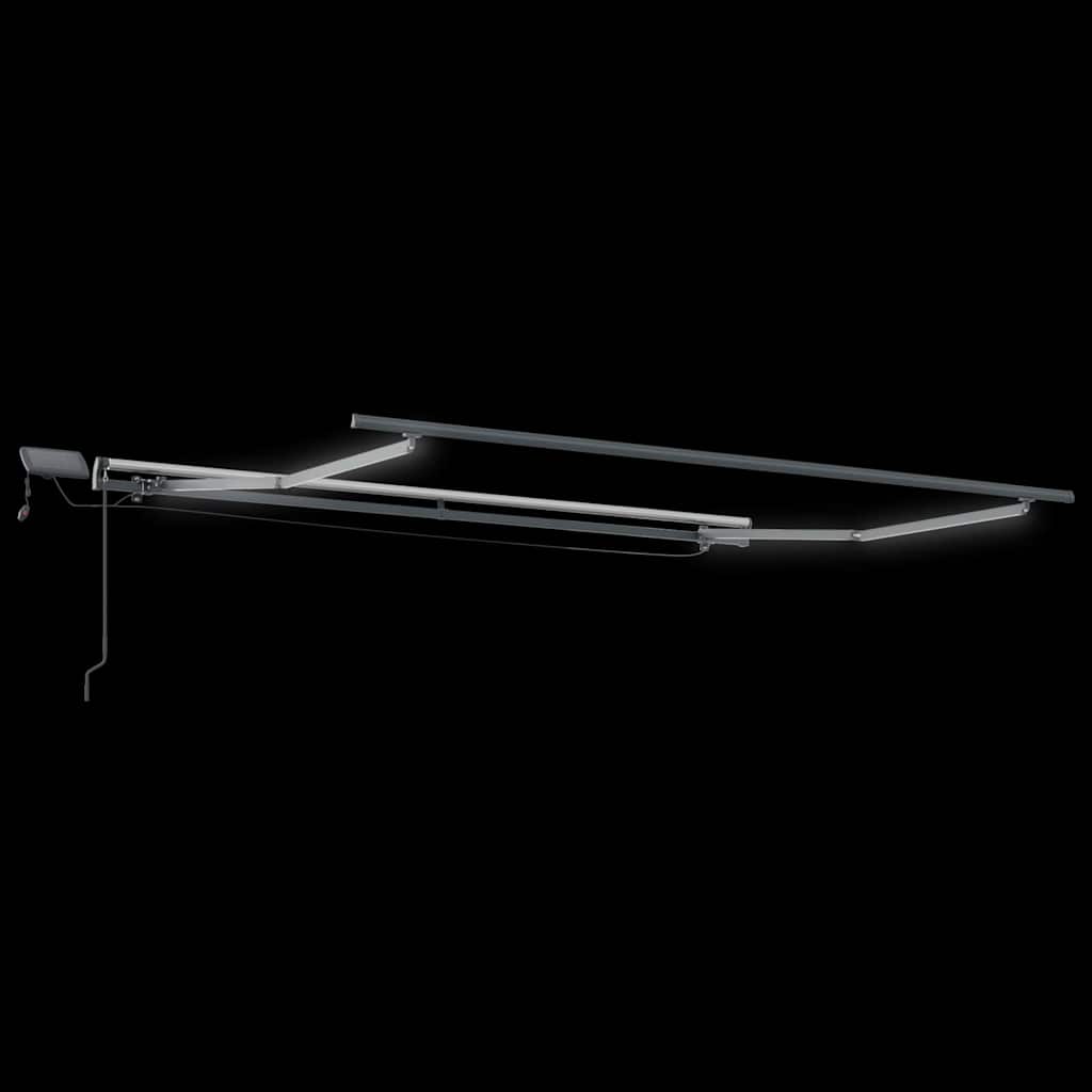Awning Frame with Manual Anthracite 3 x 2.5 m Aluminium